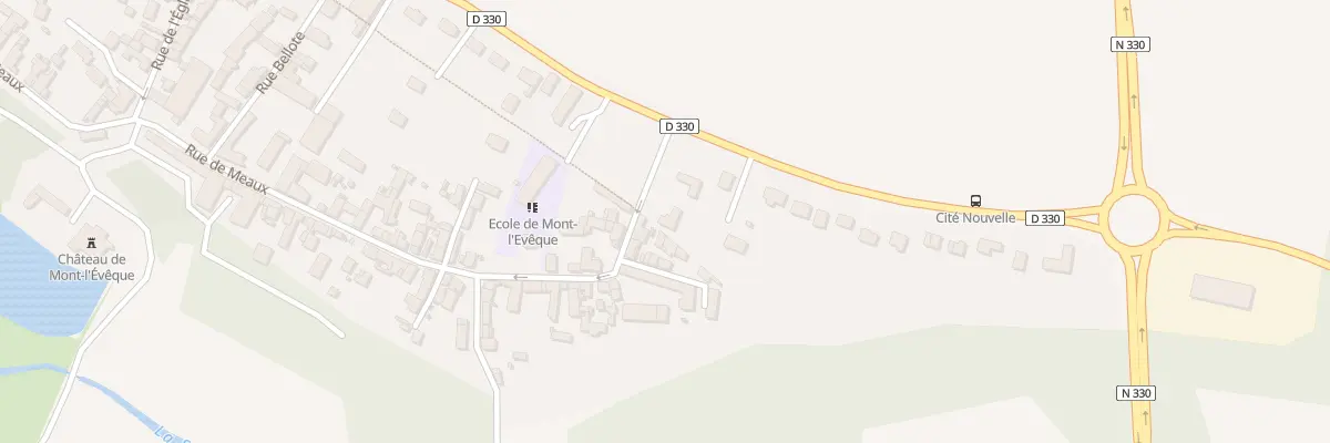 Plan de la Rue du Puits à Mont-l’Évêque