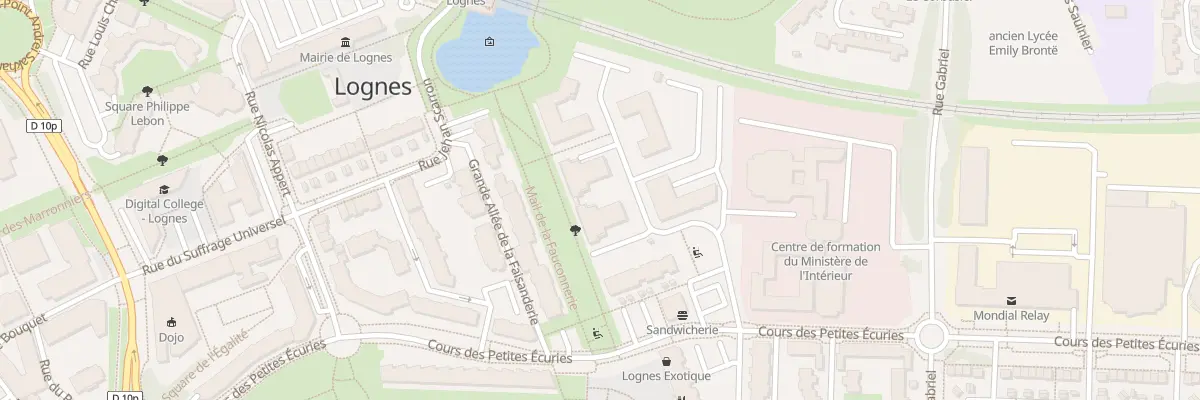 Plan du 2 All du Haras à Lognes