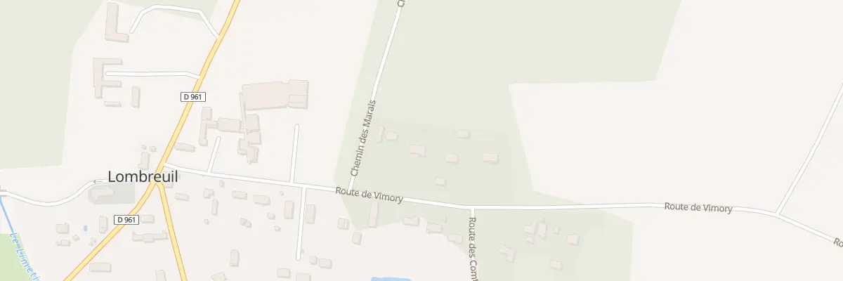 Plan du 27 Rte de Vimory à Lombreuil