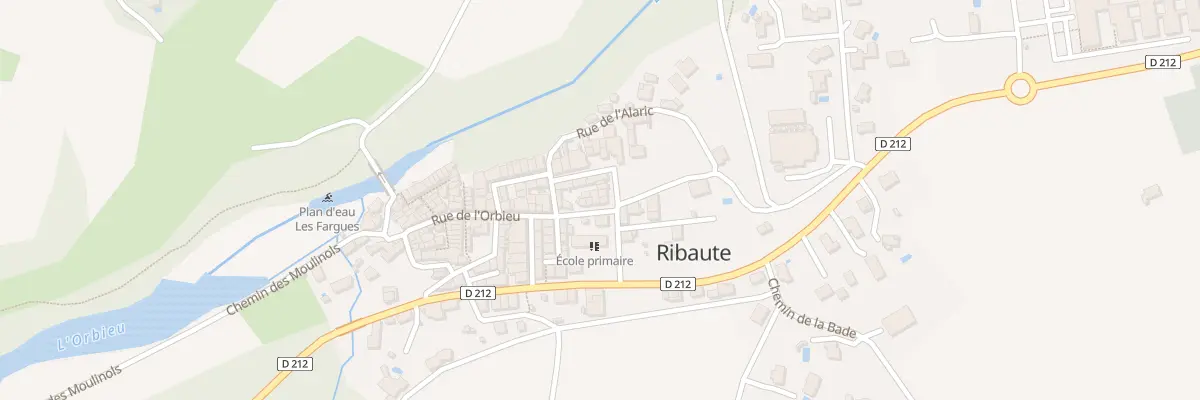 Plan du 106 Le Village à Ribaute