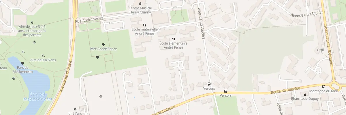 Plan du 133 All du Square du Buisson au Mée-sur-Seine