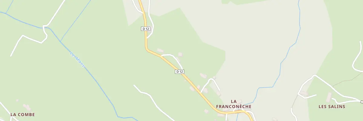 Plan du 5125 La Franconeche au Falgoux