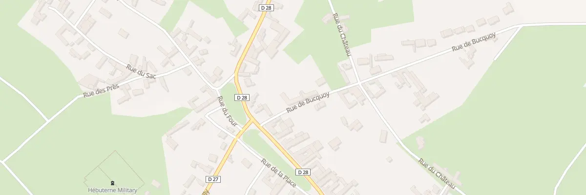 Plan du 1 Rue de Bucquoy à Hébuterne