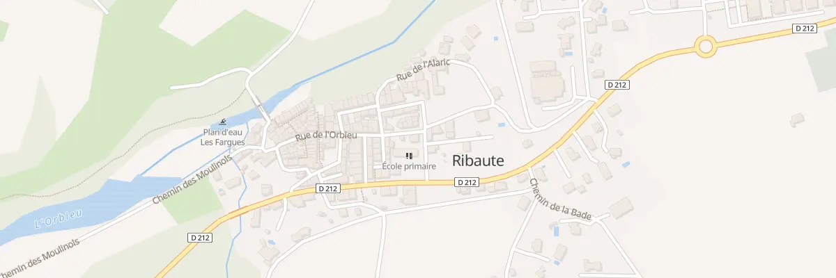 Plan du 105 Le Village à Ribaute