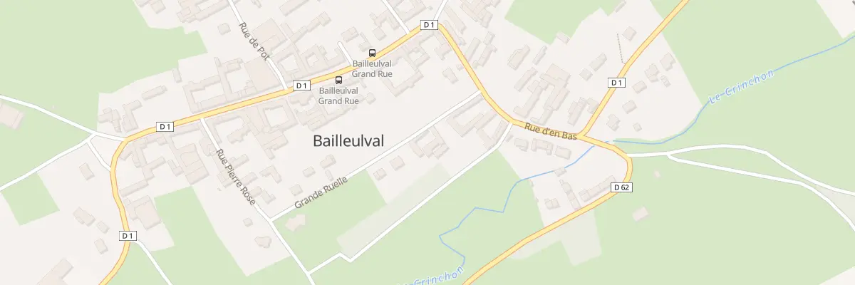 Plan du 1 Grande Ruelle à Bailleulval