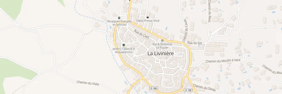 Plan du 21 Rue du Marché Couvert à La Livinière