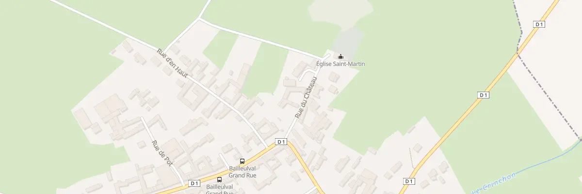 Plan du 3 Rue du Château à Bailleulval