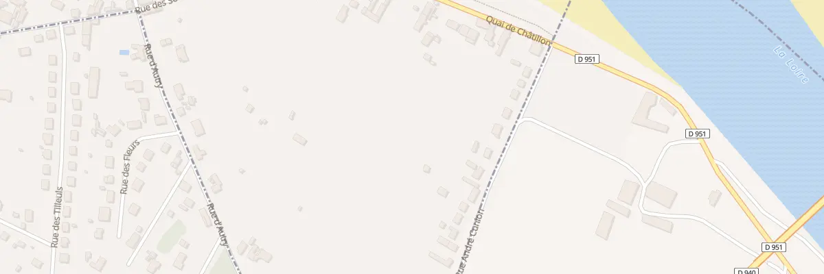 Plan du 16 Rue Andre Cunion à Gien