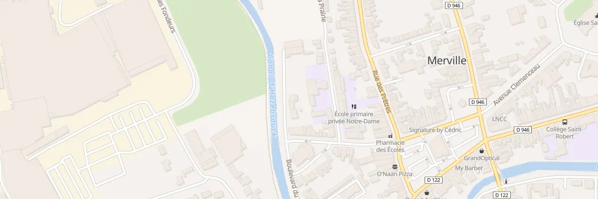 Plan du 7 Bd Foch à Merville