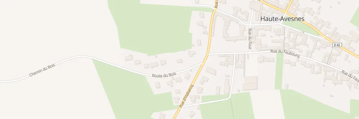 Plan du 1 Rte du Bois à Haute-Avesnes