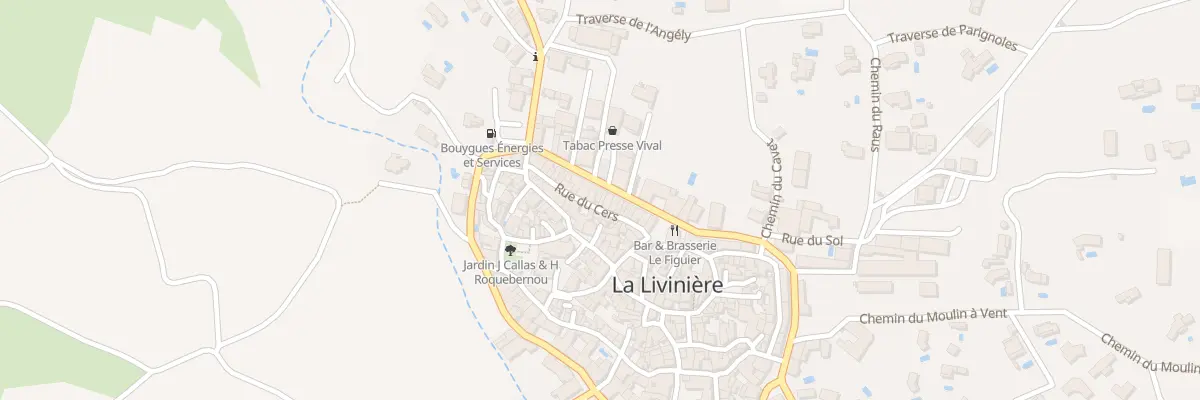 Plan du 11B Rte des Meulieres à La Livinière