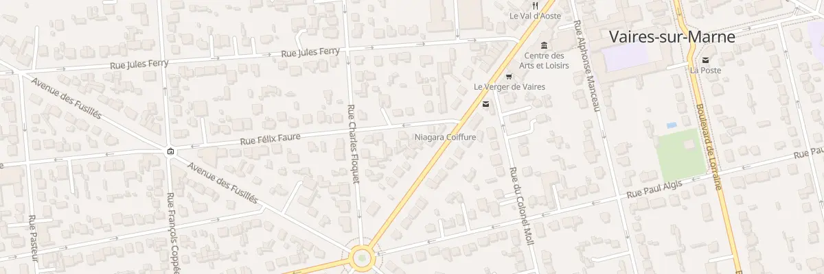 Plan du 7 Rue Félix Faure à Vaires-sur-Marne