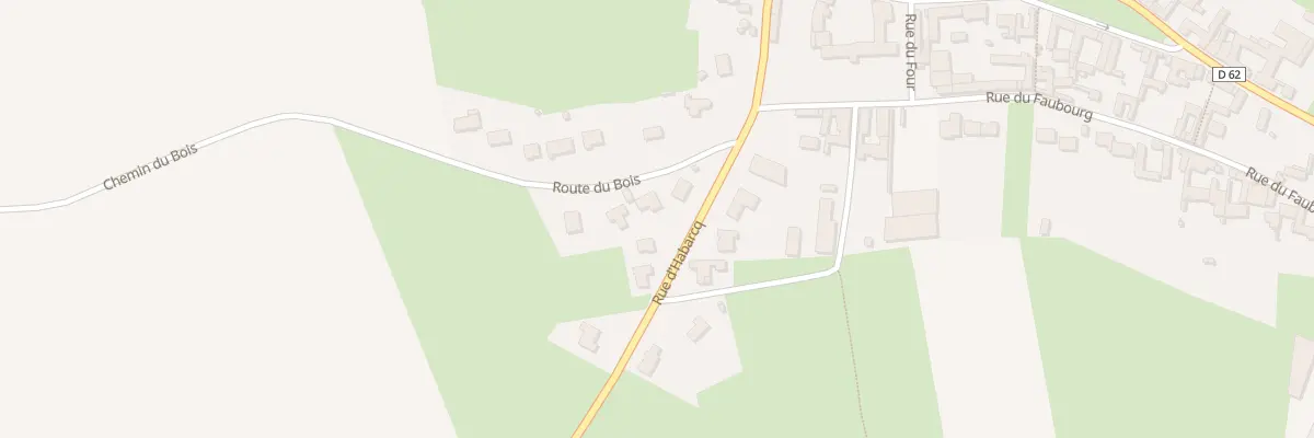 Plan du 2 Rte du Bois à Haute-Avesnes