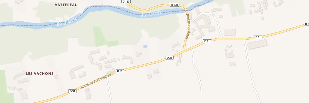 Plan du 43 Rte de Préfontaines à Courtempierre