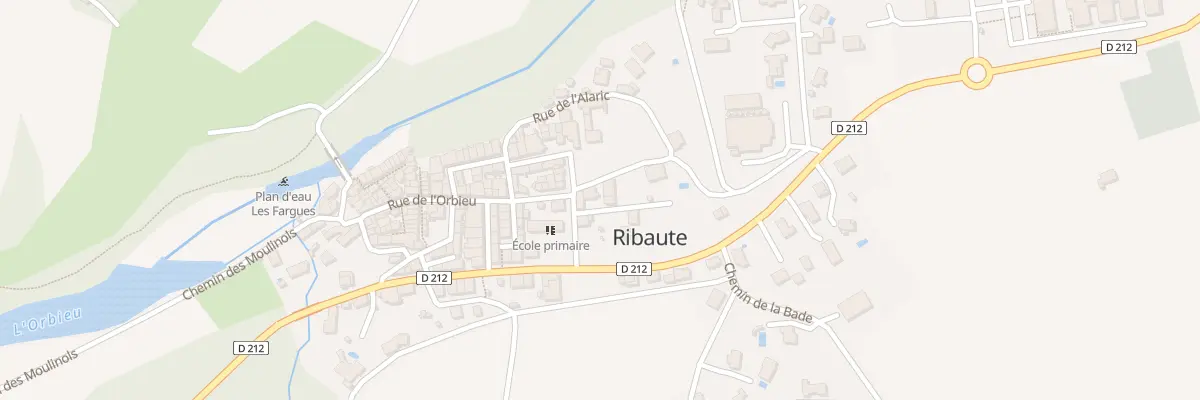 Plan du 122 Le Village à Ribaute