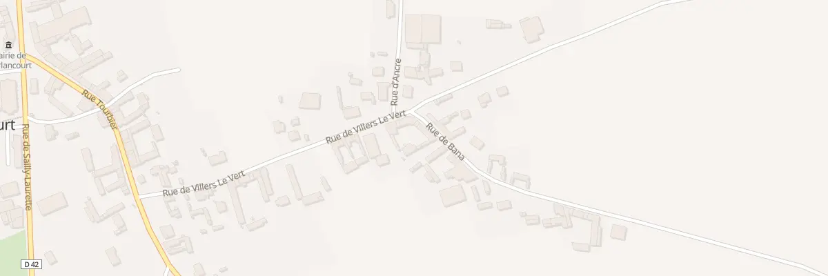 Plan du 24 Rue de Villers à Morlancourt