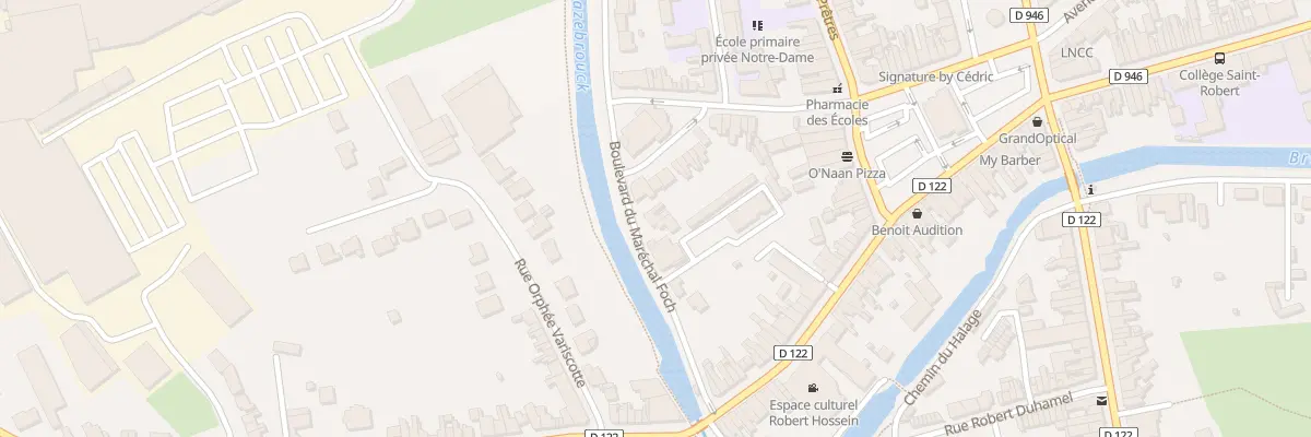 Plan du 12 Bd Foch à Merville