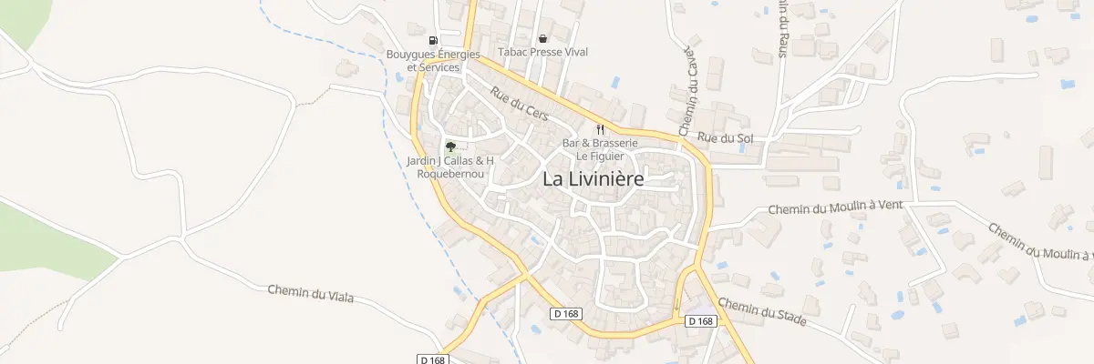 Plan du 13 Rue du Marché Couvert à La Livinière