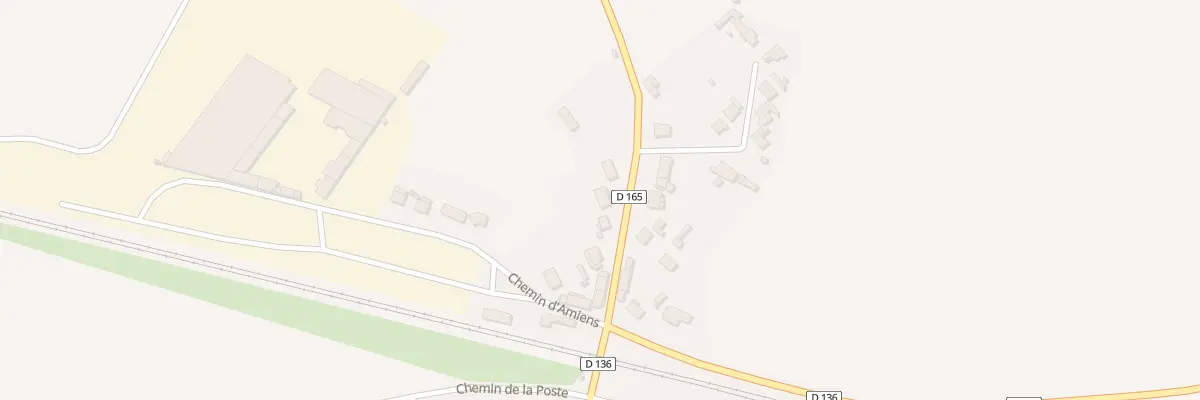 Plan du 5104F Rue de Bayonvillers à Guillaucourt