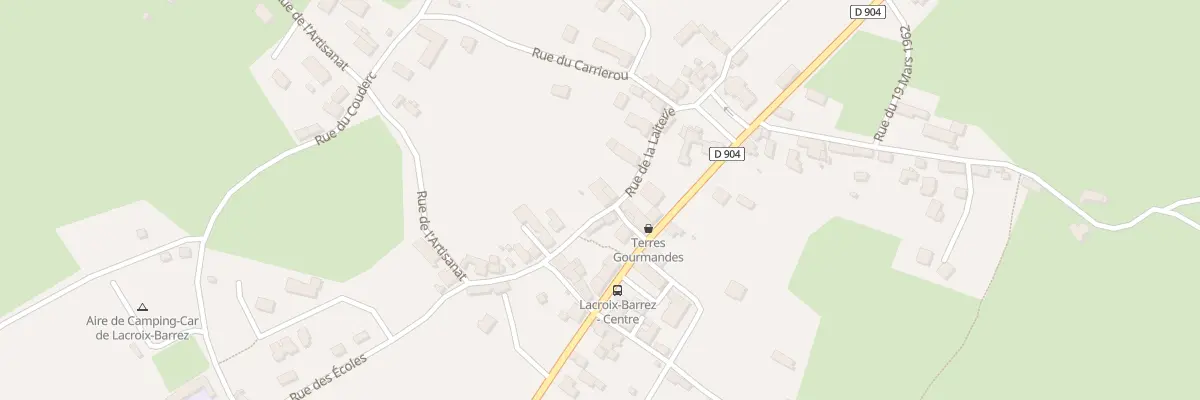 Plan du 8 Rue de la Laiterie à Lacroix-Barrez