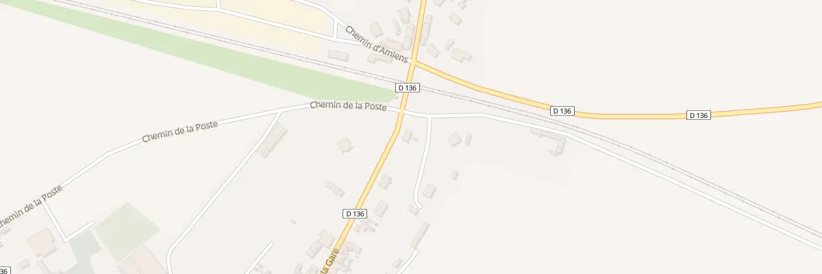 Plan du 5118 Rue de la Gare à Guillaucourt