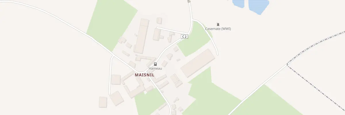 Plan du 1B Ham de Maisnil à Servins