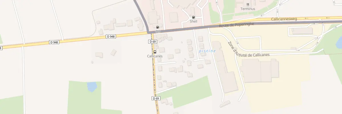 Plan du 2218 Rte de Callicanes à Godewaersvelde