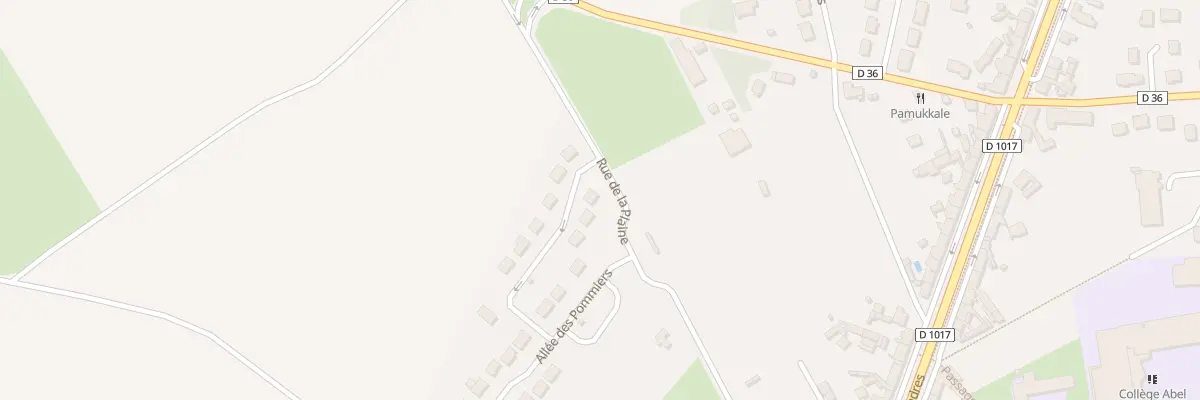 Plan du 1 All des Poiriers à Estrées-Saint-Denis