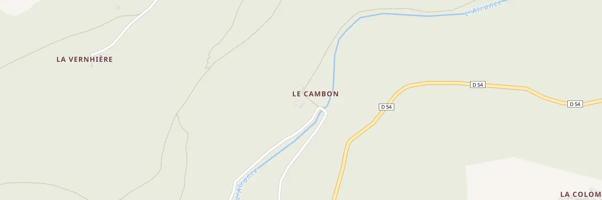 Plan du 5134 Le Cambon à Brousse-le-Château