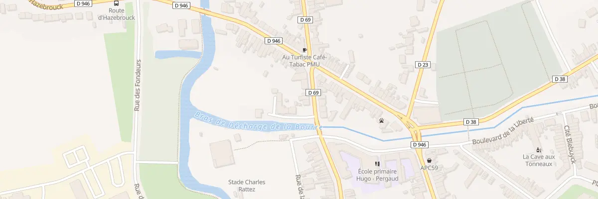 Plan du 109 Rue des Pretres à Merville