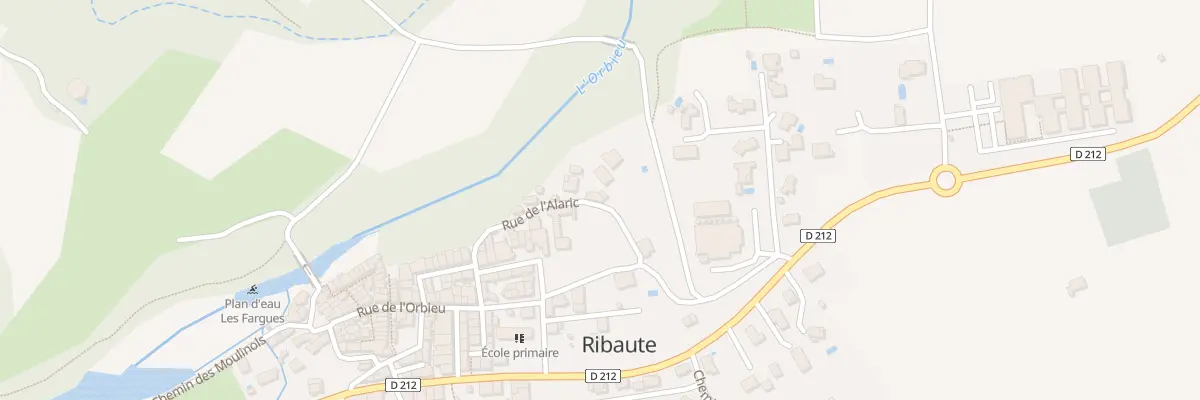 Plan du 9 Rue de l’Alaric à Ribaute
