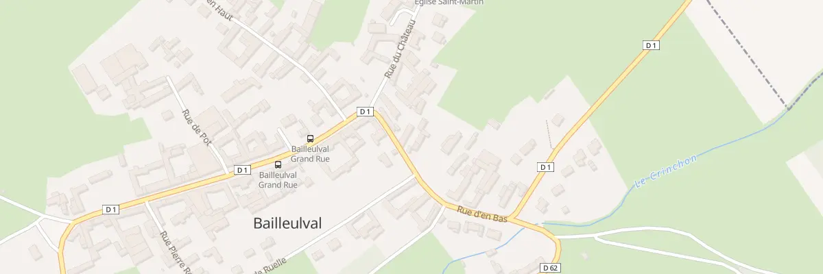 Plan du 1 Rue d’En Bas à Bailleulval