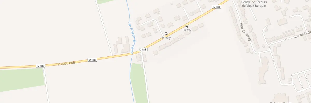 Plan du 553 Rue du Bois à Vieux-Berquin