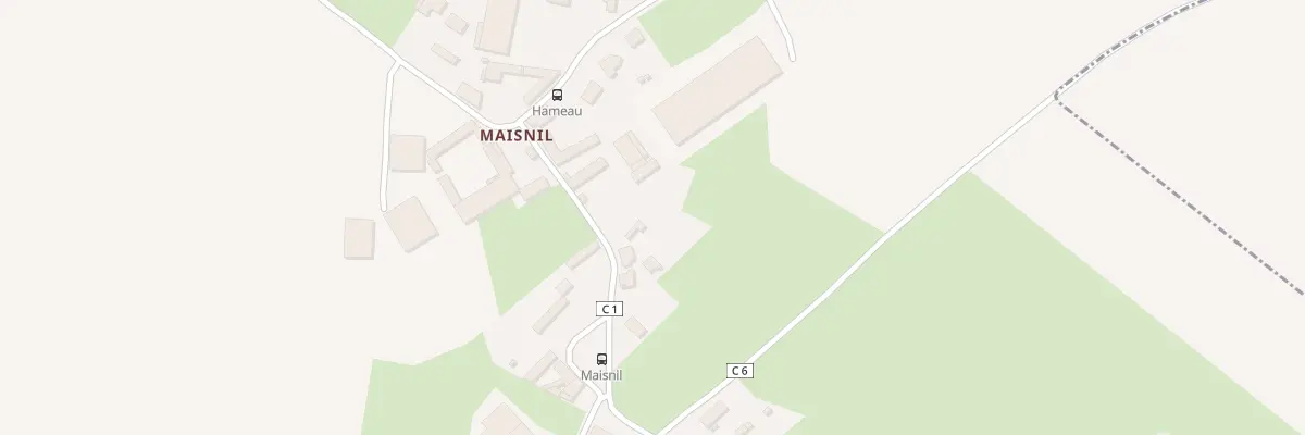 Plan du 9 Ham de Maisnil à Servins