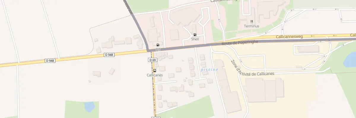 Plan du 60 Rte de Poperinghe à Godewaersvelde