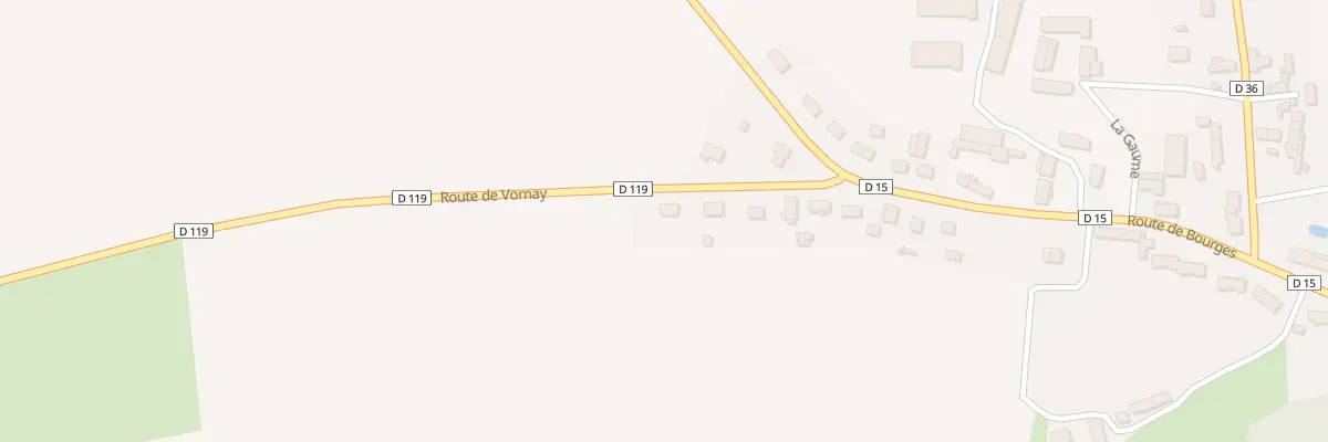 Plan du 9244F Rte de Vornay à Jussy-Champagne