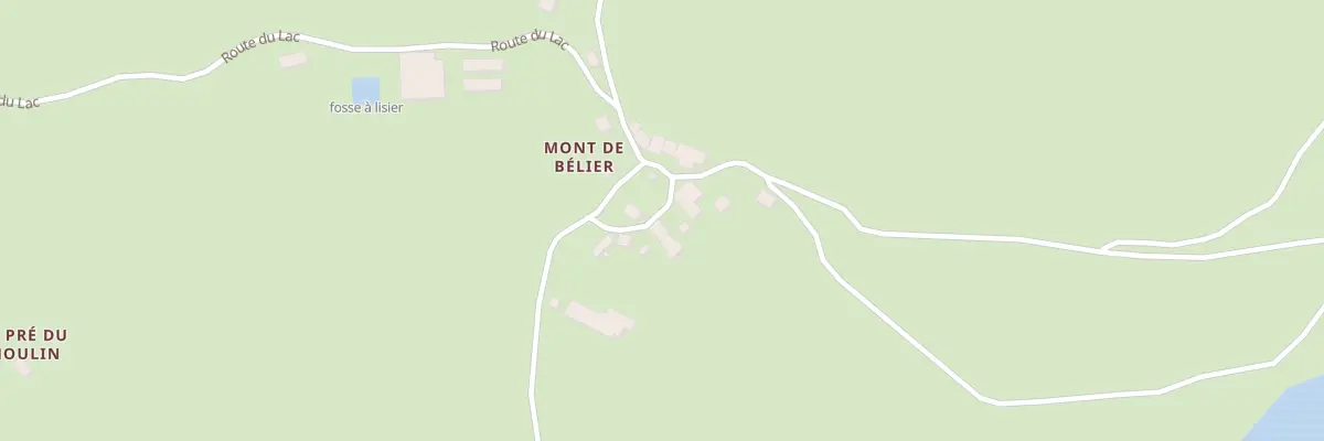 Plan du 5043 Mont de Bélier à Saint-Étienne-de-Chomeil