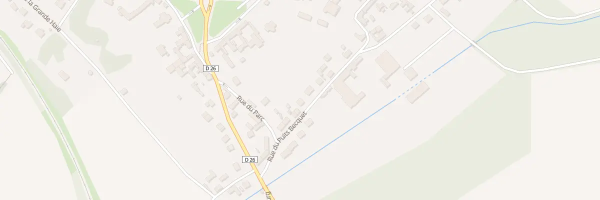 Plan du 260 Rue du Puits Becquet à Moyenneville