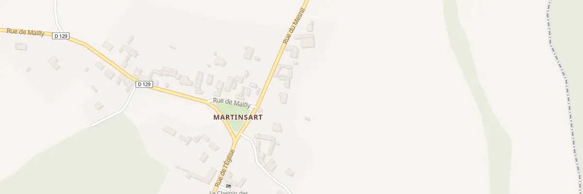 Plan du 8 Rue de Mesnil à Mesnil-Martinsart