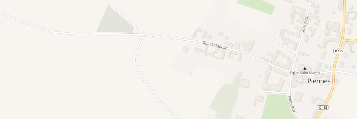 Plan du 15 Rue du Moulin à Piennes-Onvillers