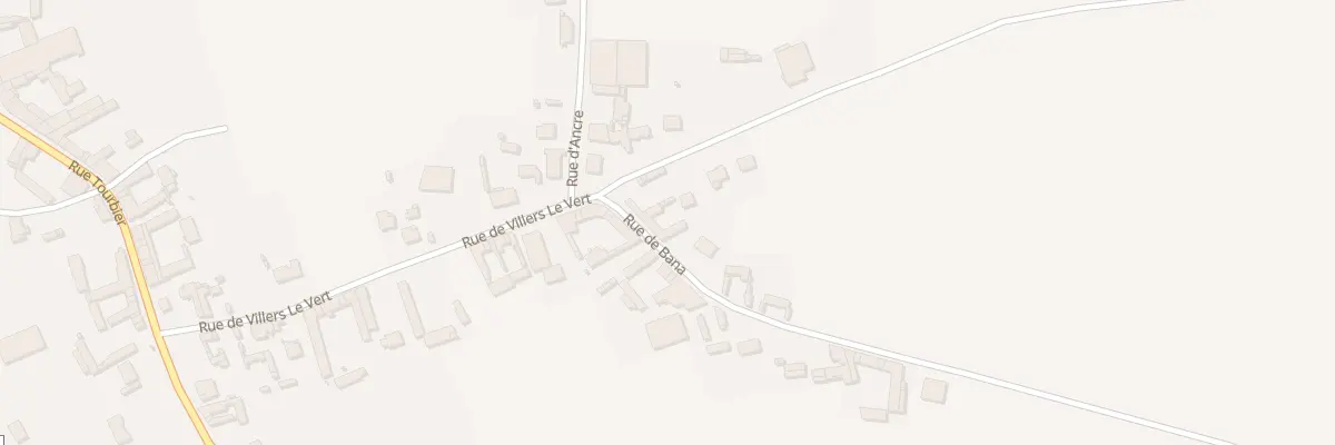 Plan du 1 Rue de Bana à Miraumont