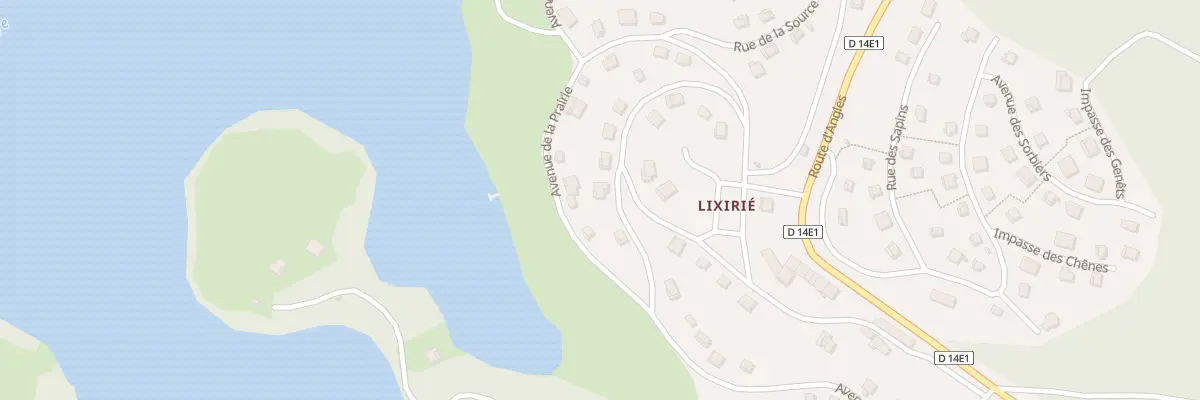 Plan du 6433 Lixirie à La Salvetat-sur-Agout