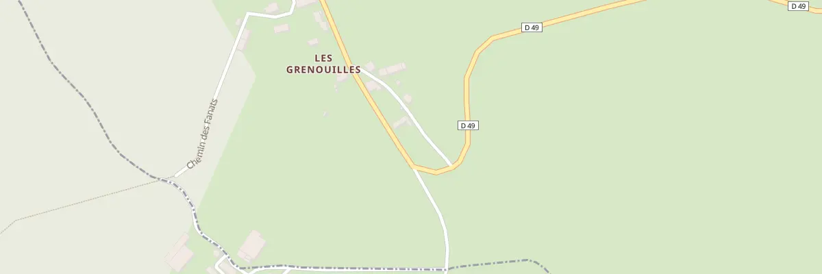 Plan du 206 Les Grenouilles à Neuvy-Deux-Clochers