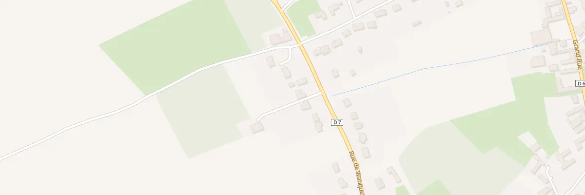 Plan du 25 Rte de Wanquetin à Simencourt