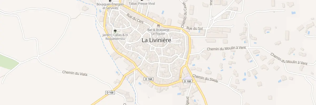 Plan du 6 Rue du Marché Couvert à La Livinière