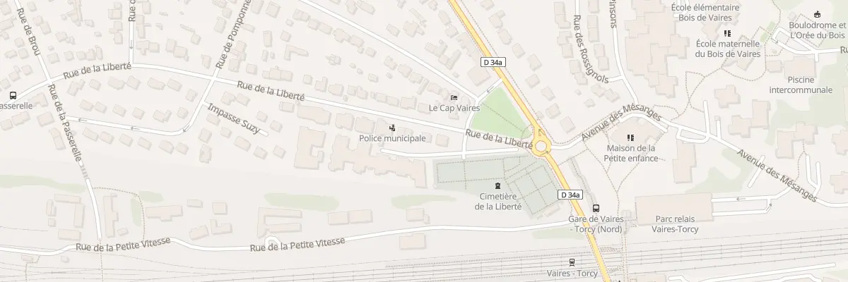 Plan du 3 Rue de la Liberté à Vaires-sur-Marne