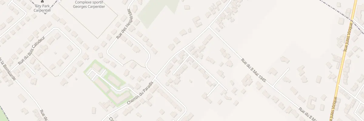 Plan du 2 Imp des Sablieres à Verquin
