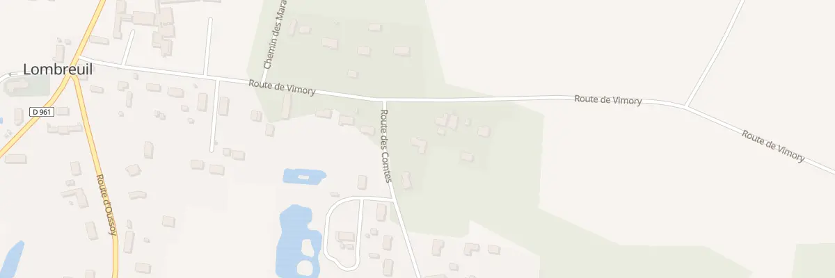 Plan du 40 Rte de Vimory à Lombreuil
