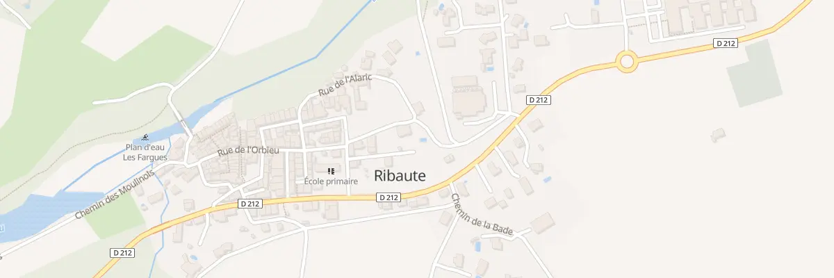 Plan du 121A Le Village à Ribaute