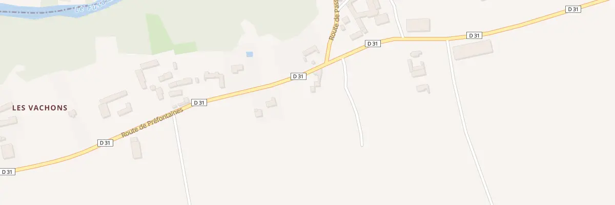 Plan du 38 Rte de Préfontaines à Courtempierre